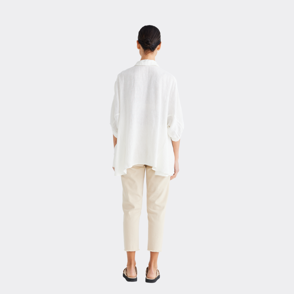 White Linen Wonderland Top