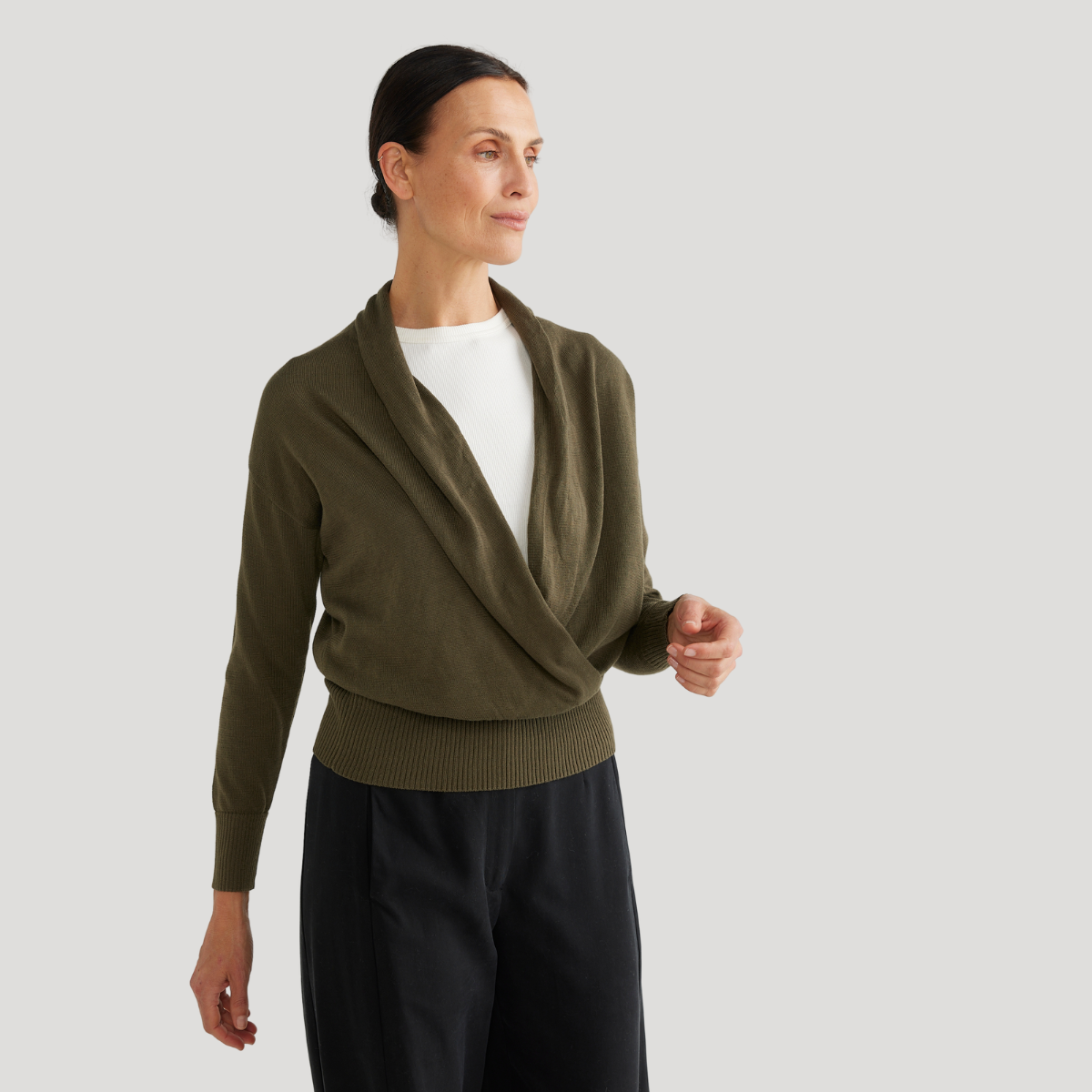 Davroe Wrap Front Knit