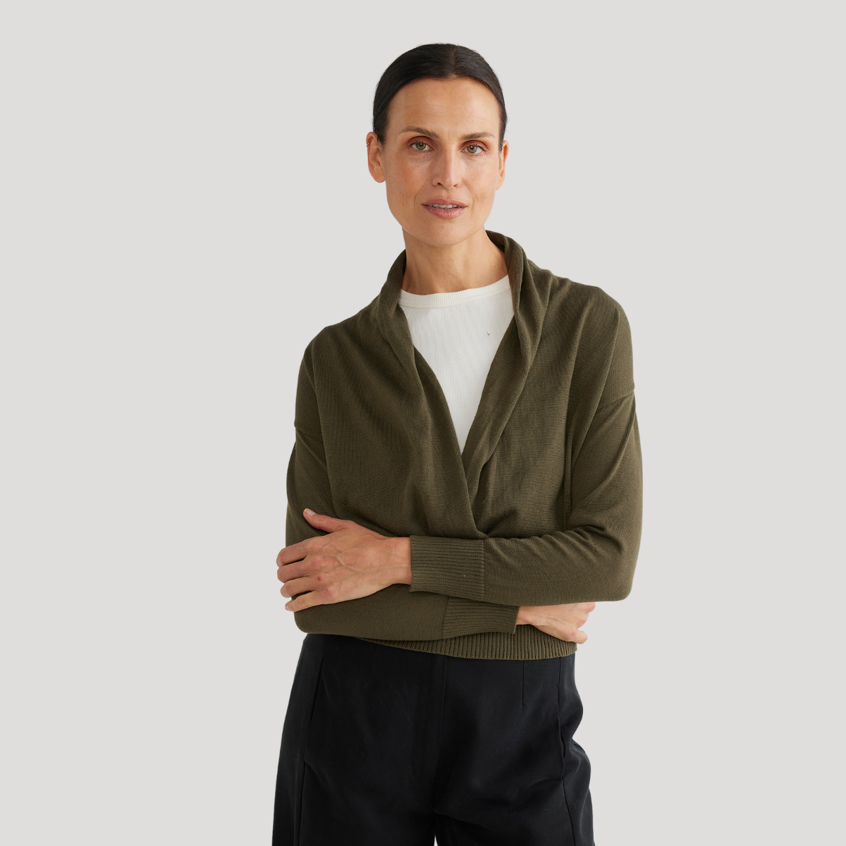 Davroe Wrap Front Knit