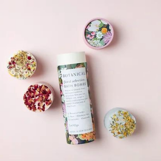 Botanical Skincare Floral Selection Bath Bomb Gift Tube