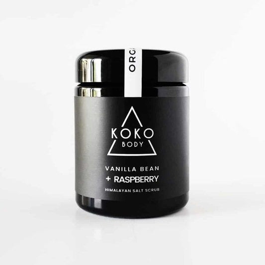Koko Body Vanilla Bean + Raspberry Himalayan Salt Scrub
