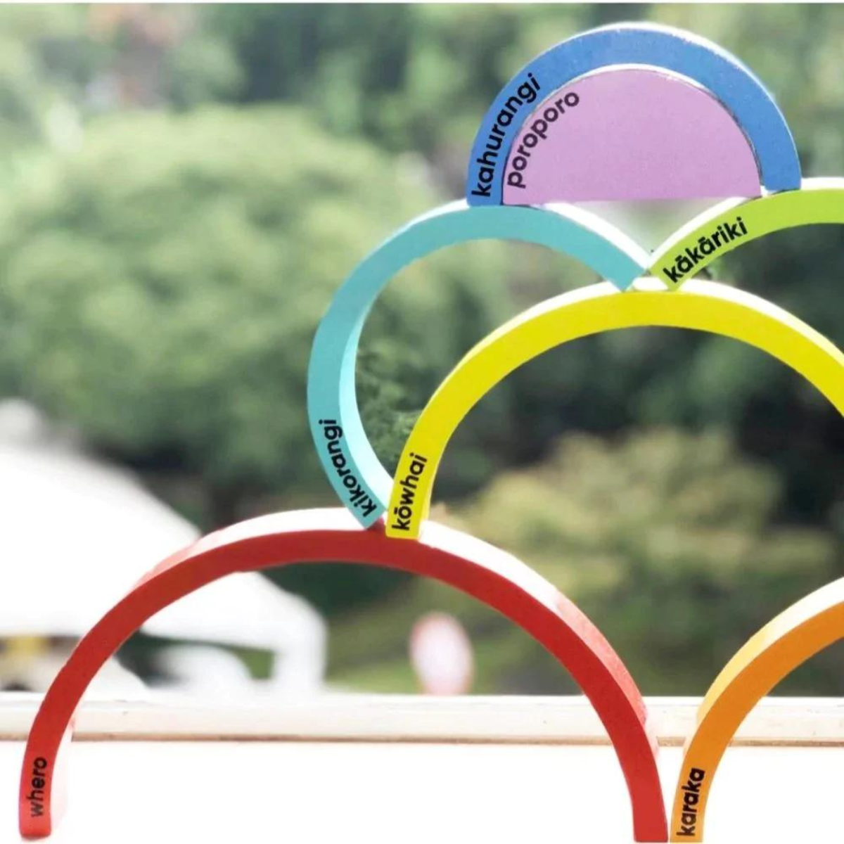 Moana Road Rainbow Stacker Blocks