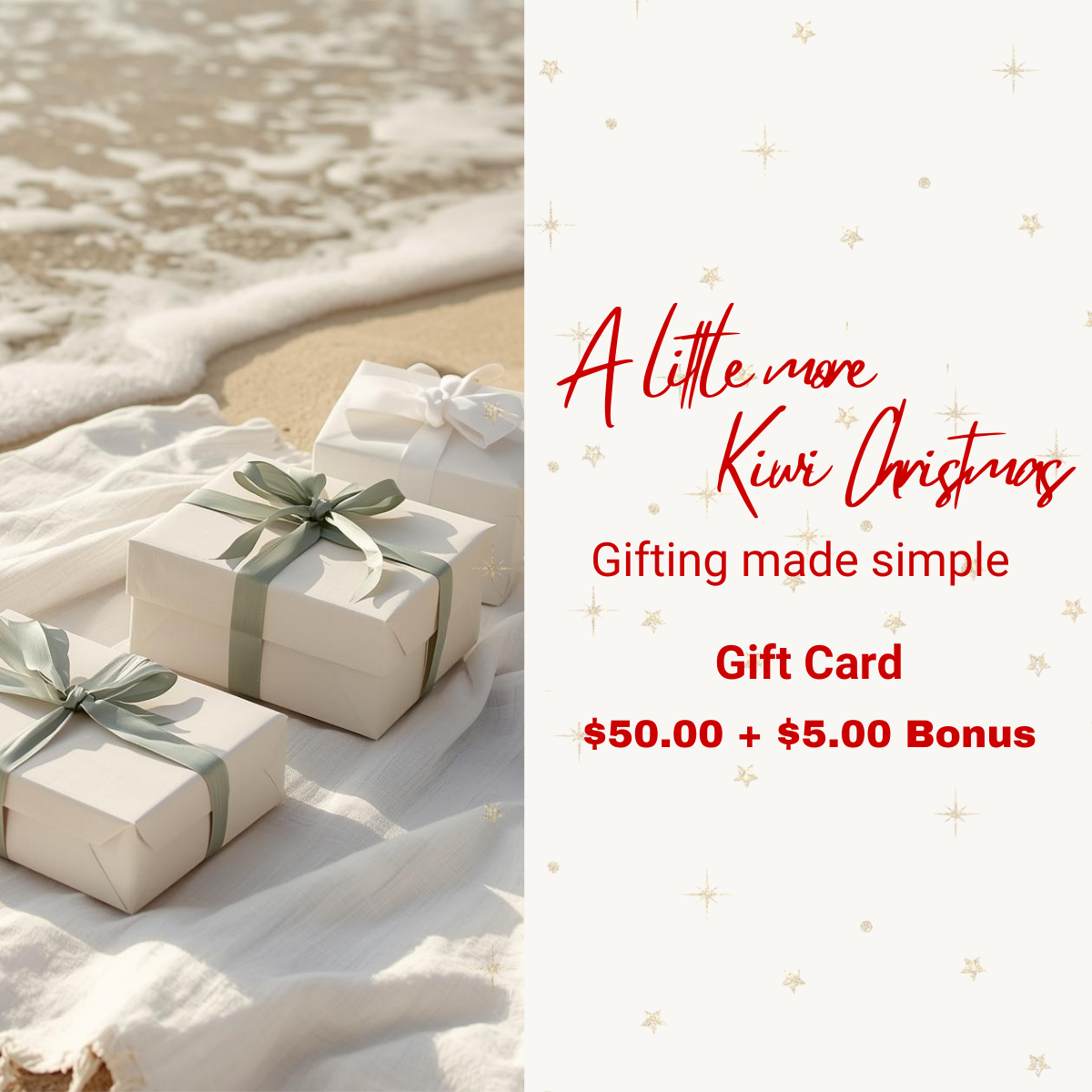 Last-Minute Christmas Gift Card (+10%) ⭐
