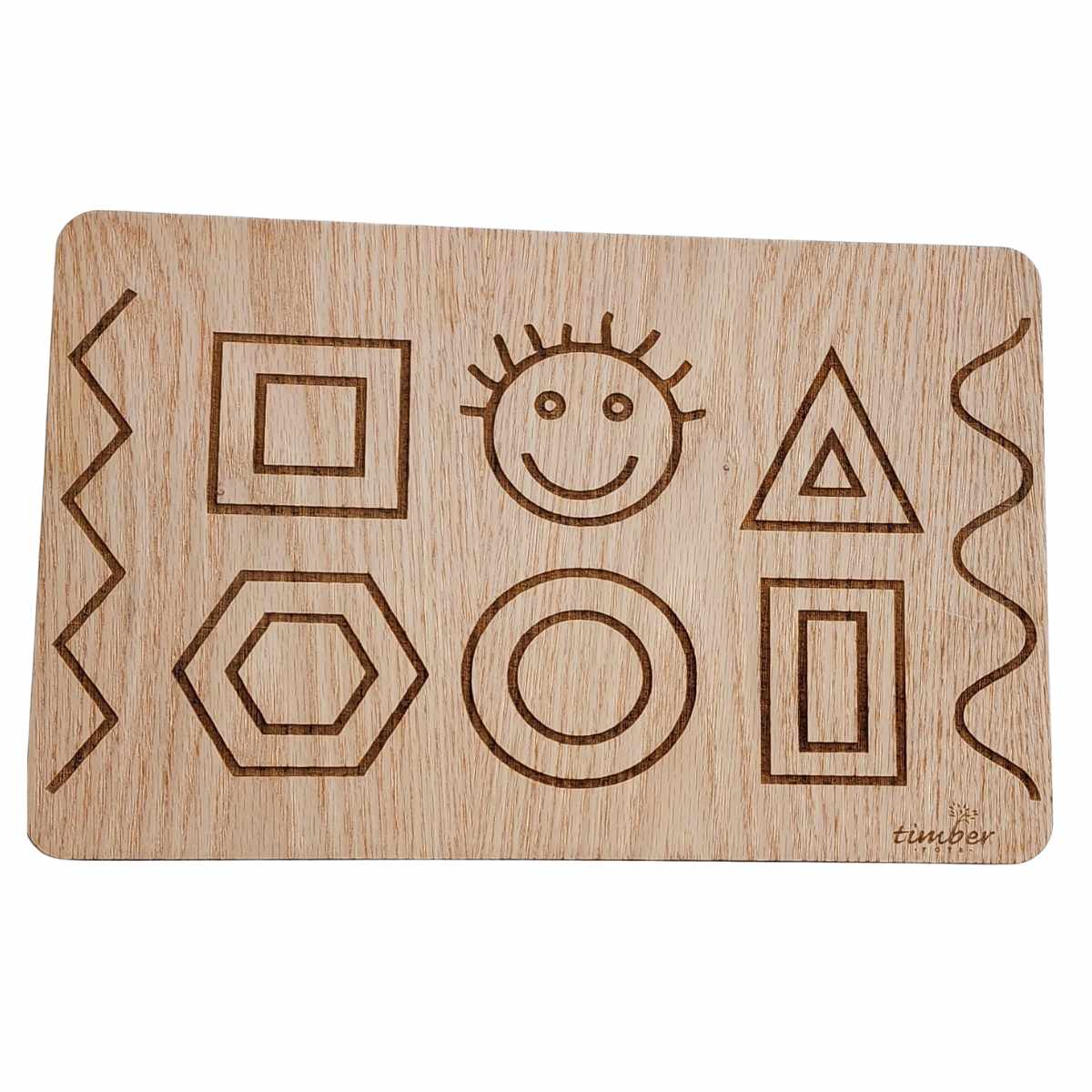 The GF Dough Co Wooden Montessori Shaping Board