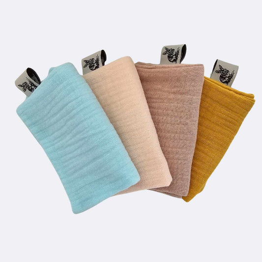 Handcrafted Muslin Face Cloths