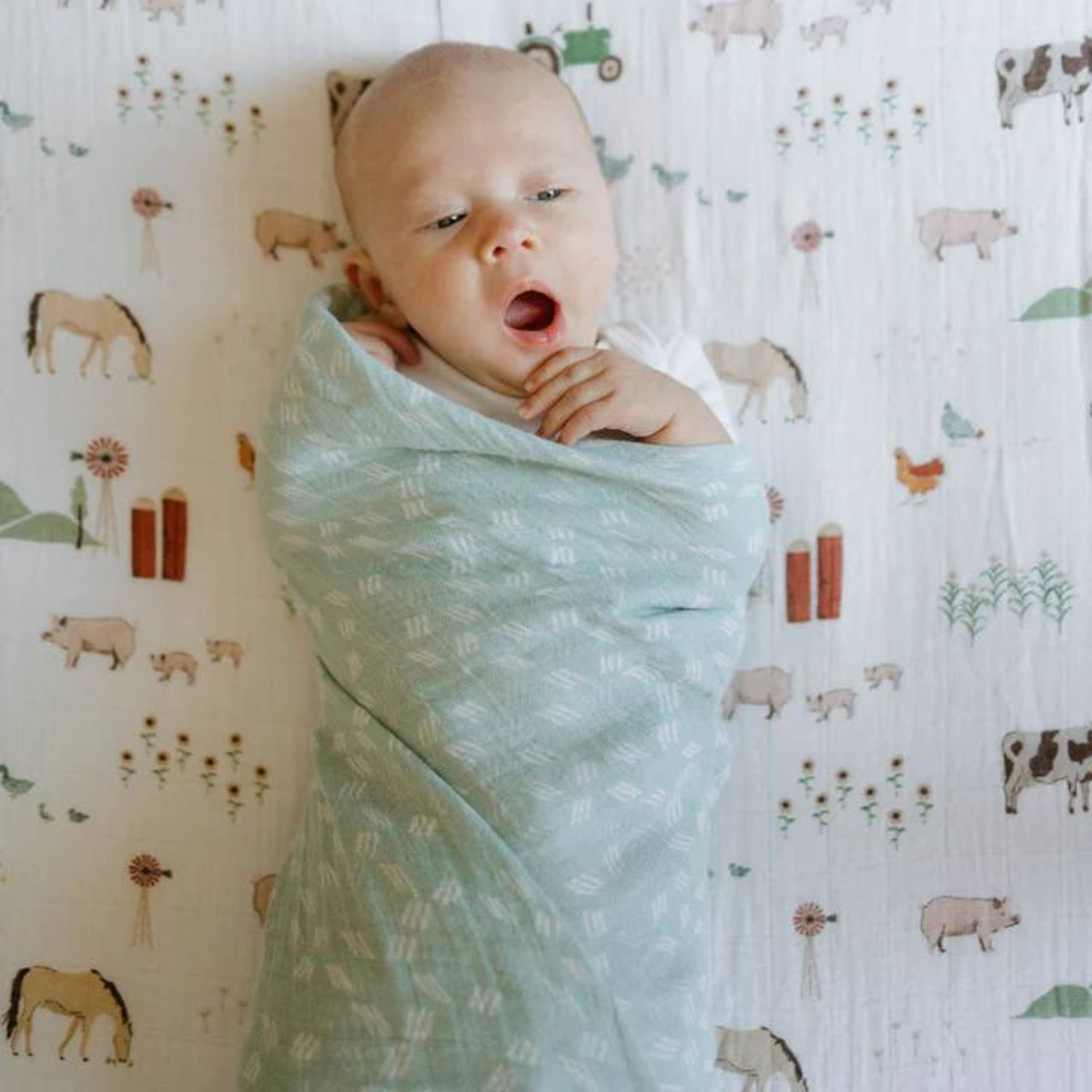 Little Unicorn Cotton Muslin Swaddle