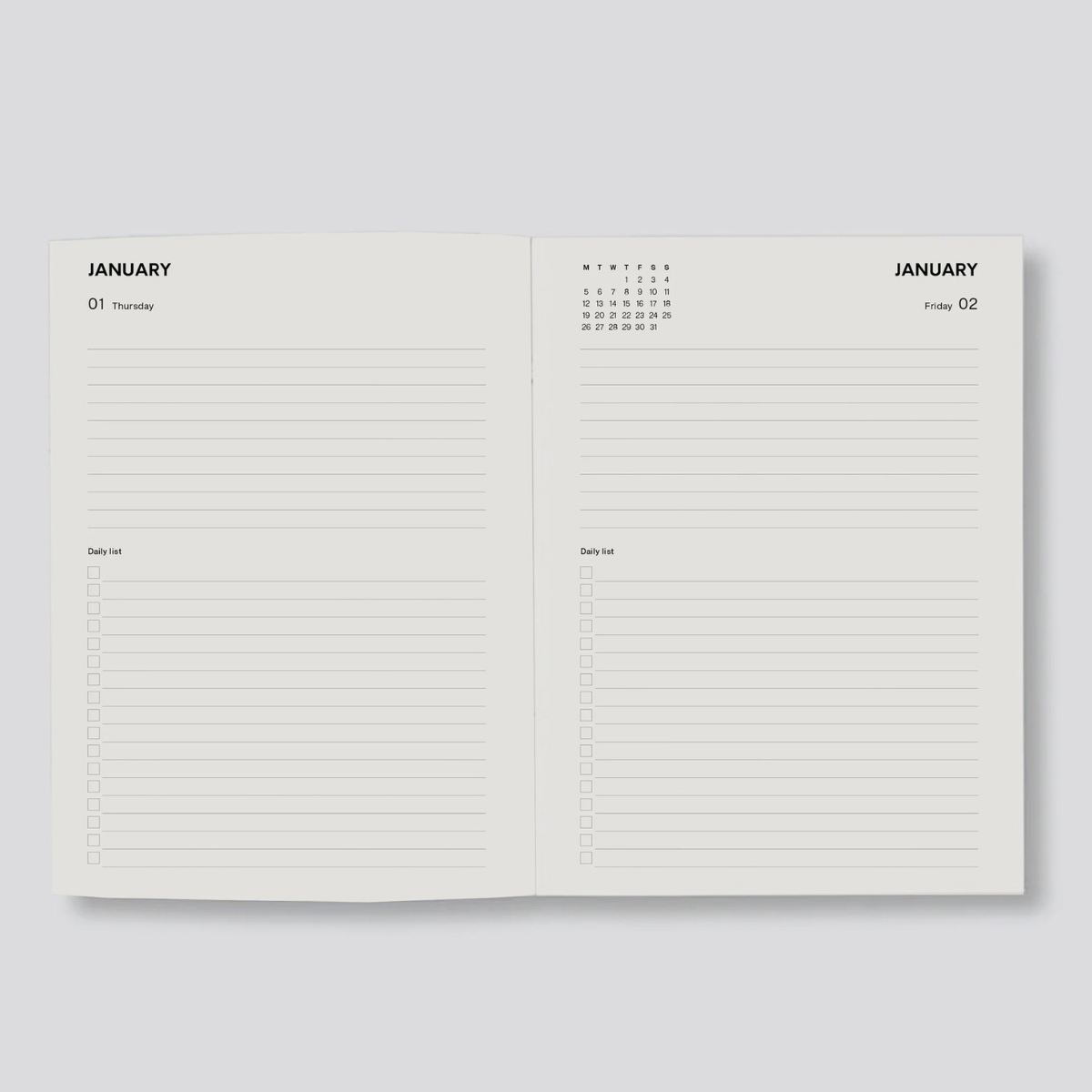 Father Rabbit x Gabrielle Gatt | Daily Diary 2026 | Colour Bomb  - Pre Order