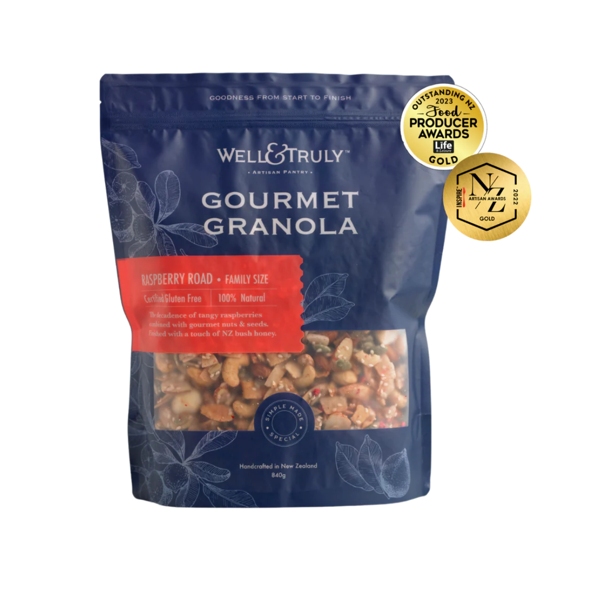 Well & Truly Raspberry Road Granola