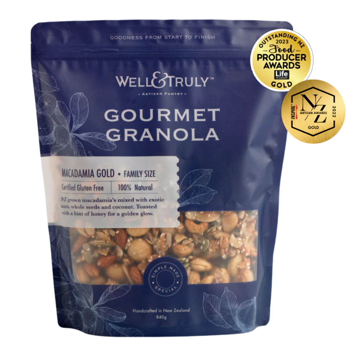 Well & Truly Macadamia Gold Gourmet Granola