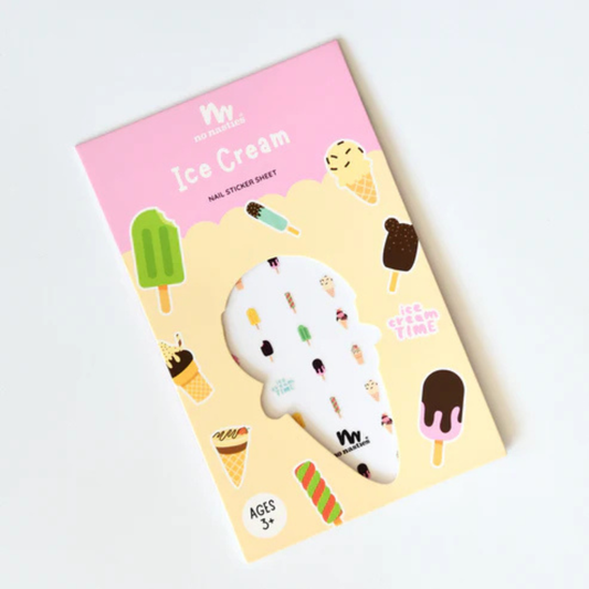 No Nasties Nail Sticker Sheet Themed