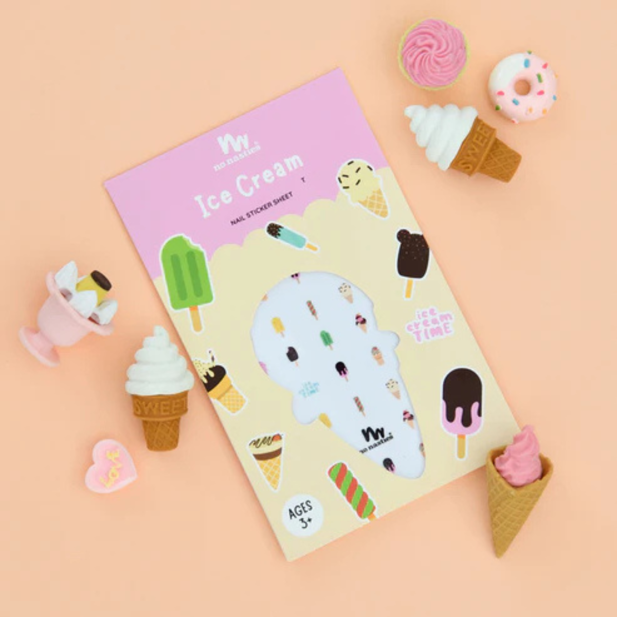 No Nasties Nail Sticker Sheet Themed
