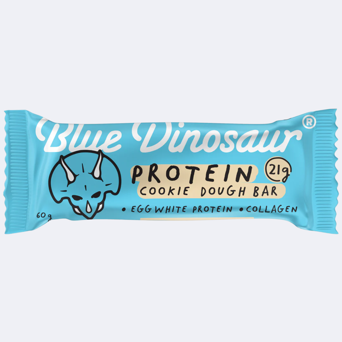 Blue Dinosaur Snack + Protein Bars