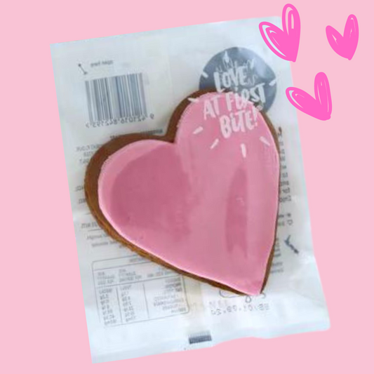 Molly Woppy Gingerbread Pink Heart