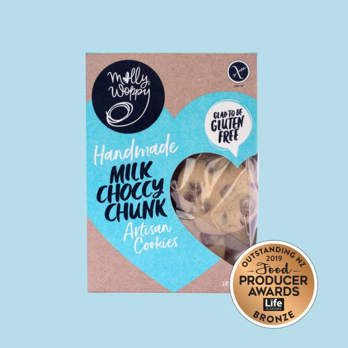 Molly Woppy Artisan Milk Choccy Chunk GF Cookies