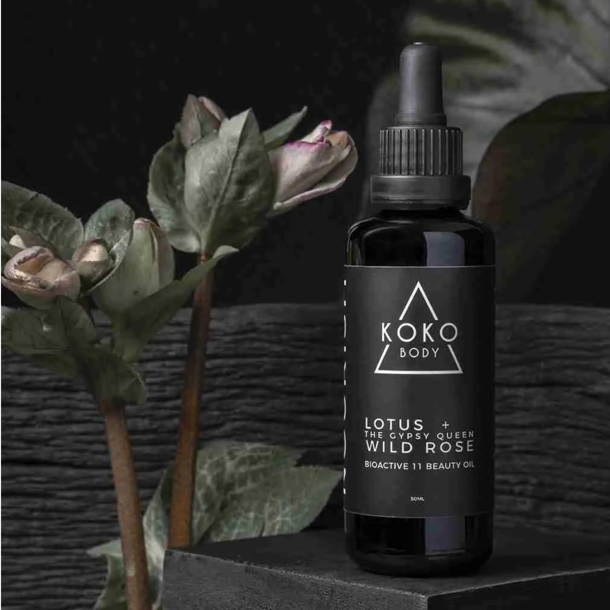 Koko Body Lotus + Wild Rose Beauty Oil