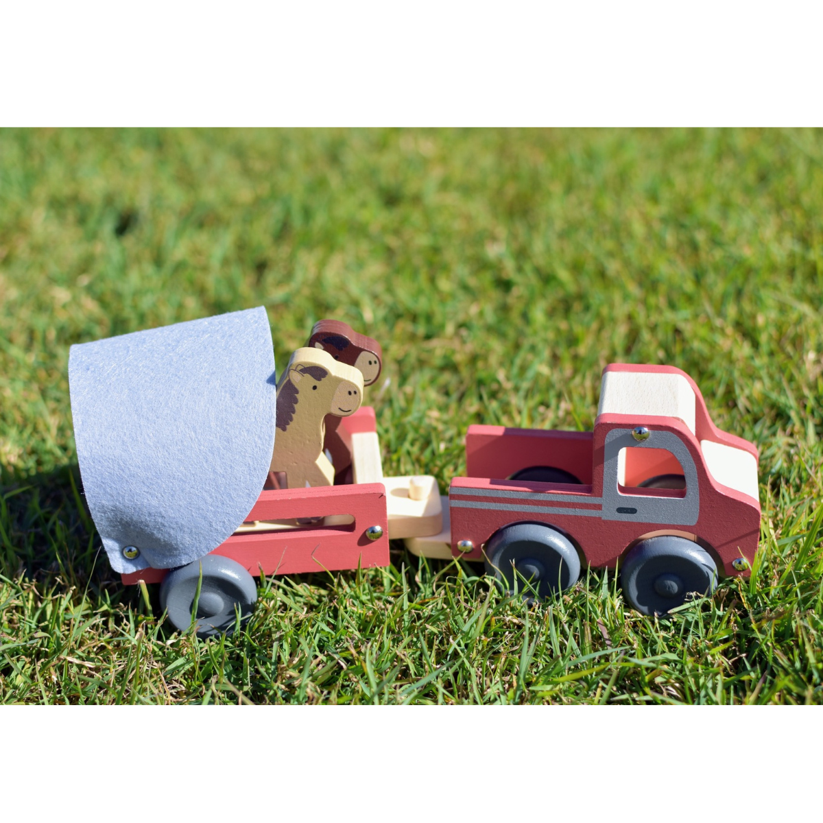 Kaper Kidz Wooden Truck with Horse Float