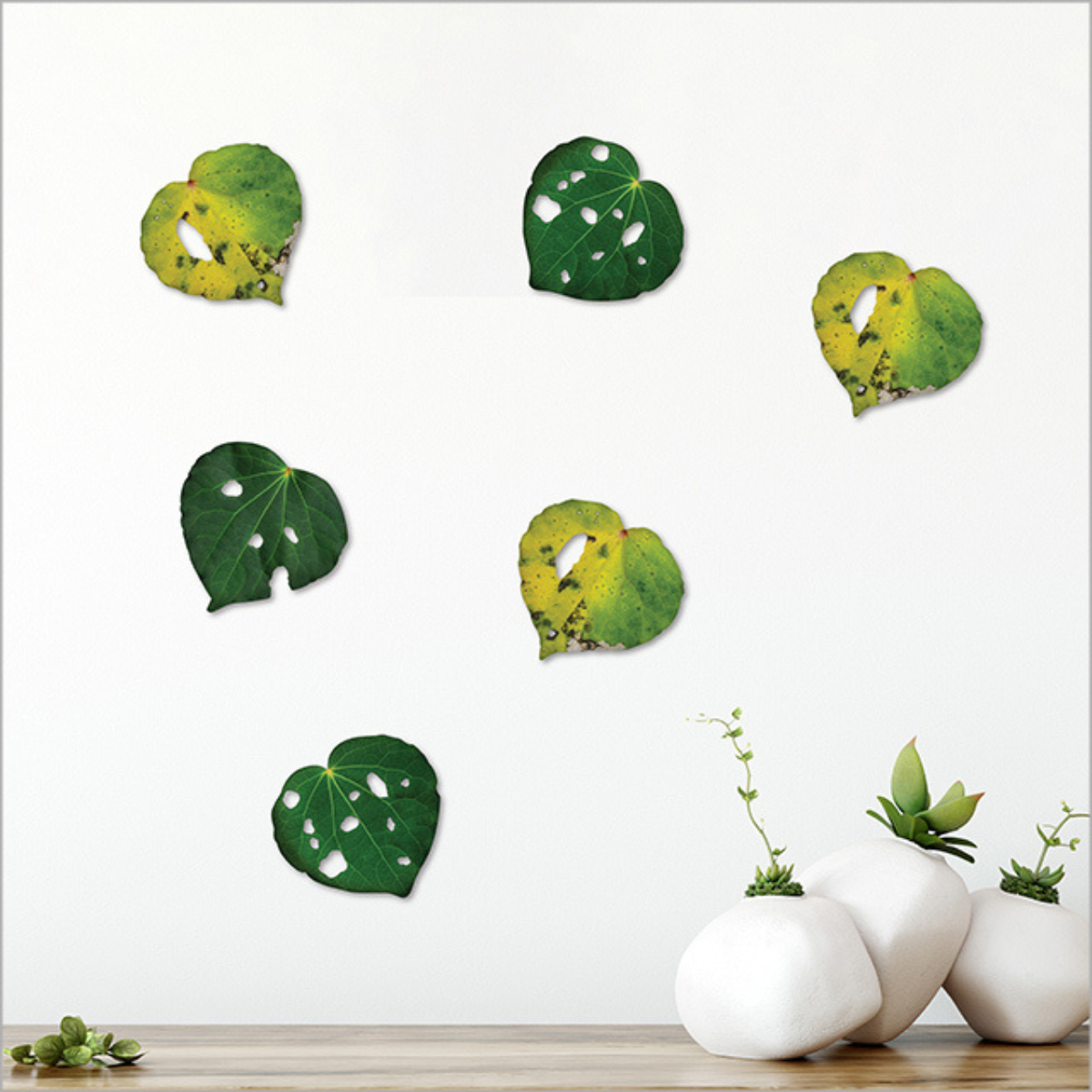 Crystal Ashley ACM Printed Kawakawa Leaves Set