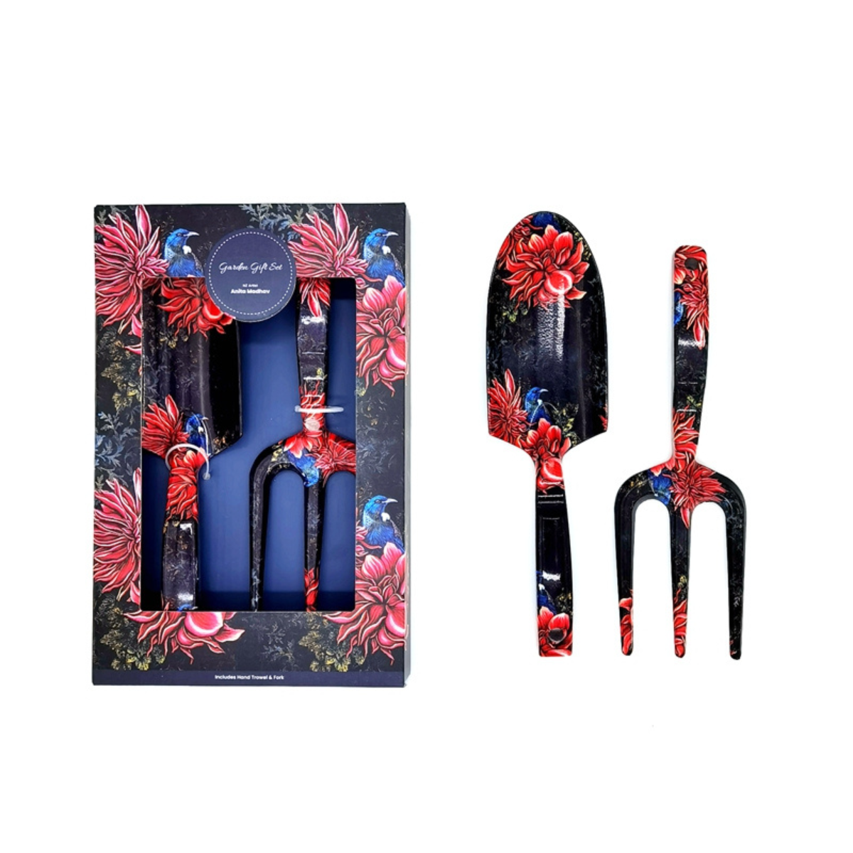 NZ Artwork Garden Trowel & Fork Set