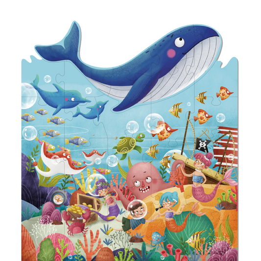 Tookyland Marine Life Jigsaw Floor Puzzle - 30 pieces