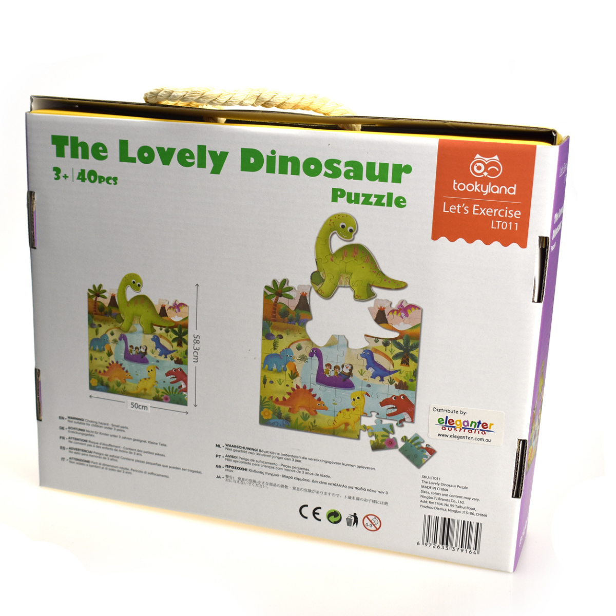 Tookyland Dinosaur Jigsaw Floor Puzzle - 40 pieces