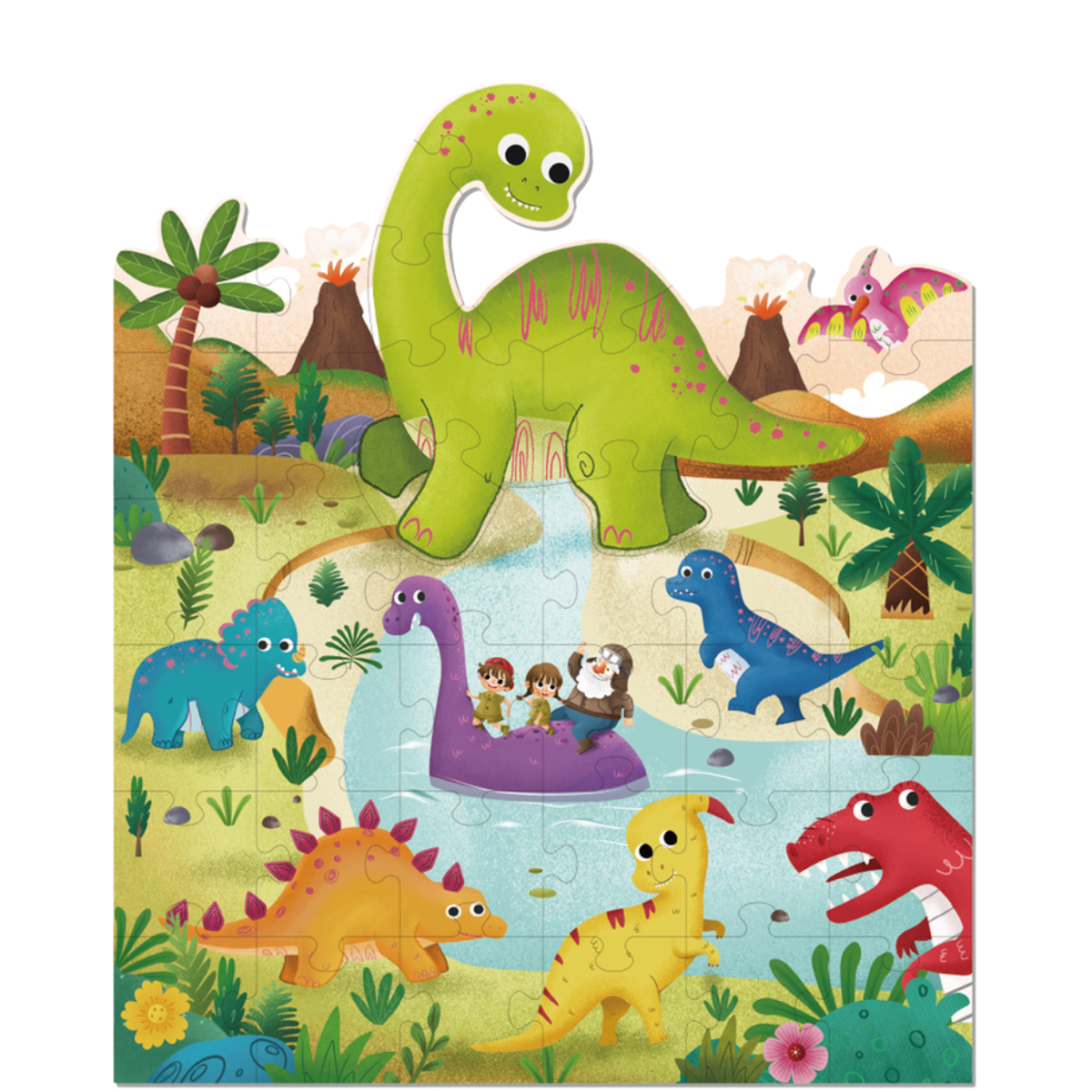 Tookyland Dinosaur Jigsaw Floor Puzzle - 40 pieces