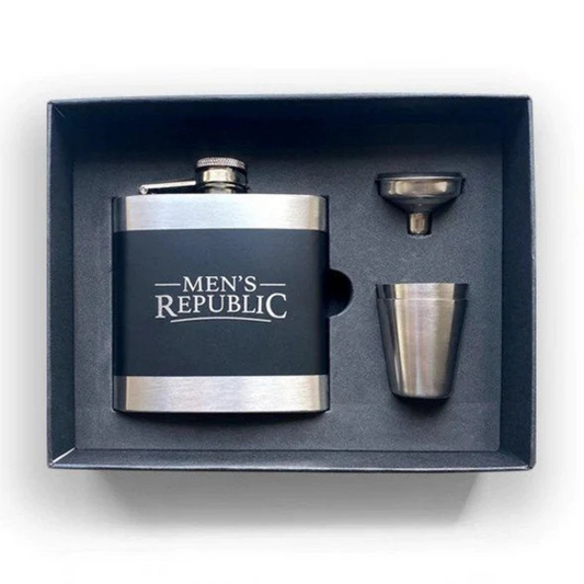 Men's Republic Hip Flask Set