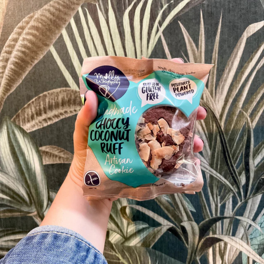 Molly Woppy Gluten Free Plant Based Vegan Choccy Coconut Ruff