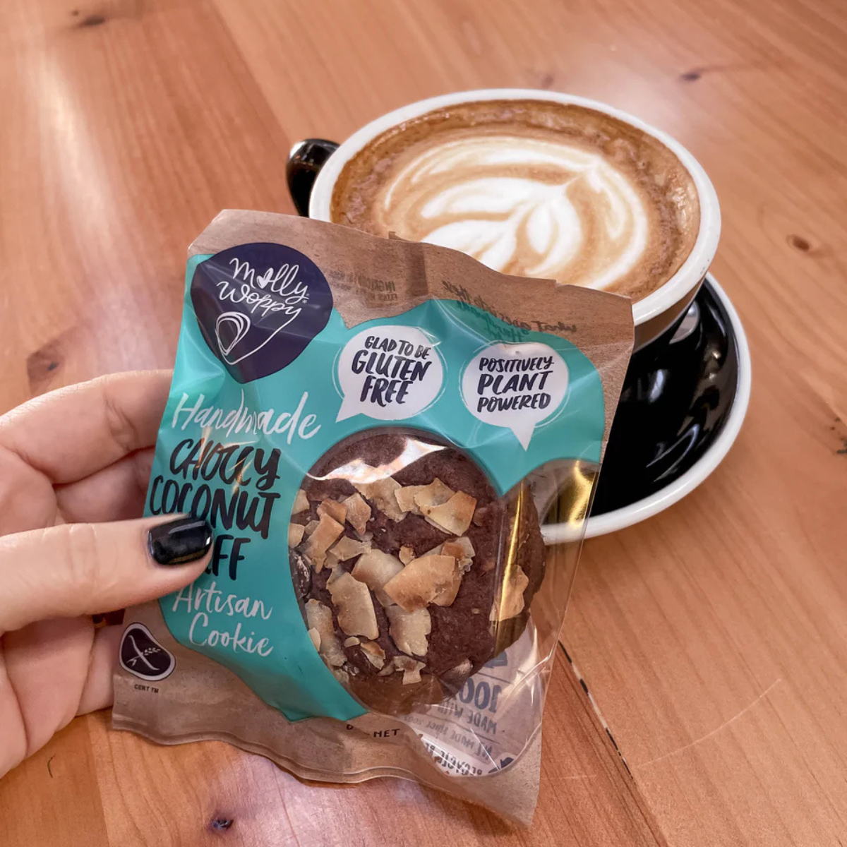 Molly Woppy Gluten Free Plant Based Vegan Choccy Coconut Ruff