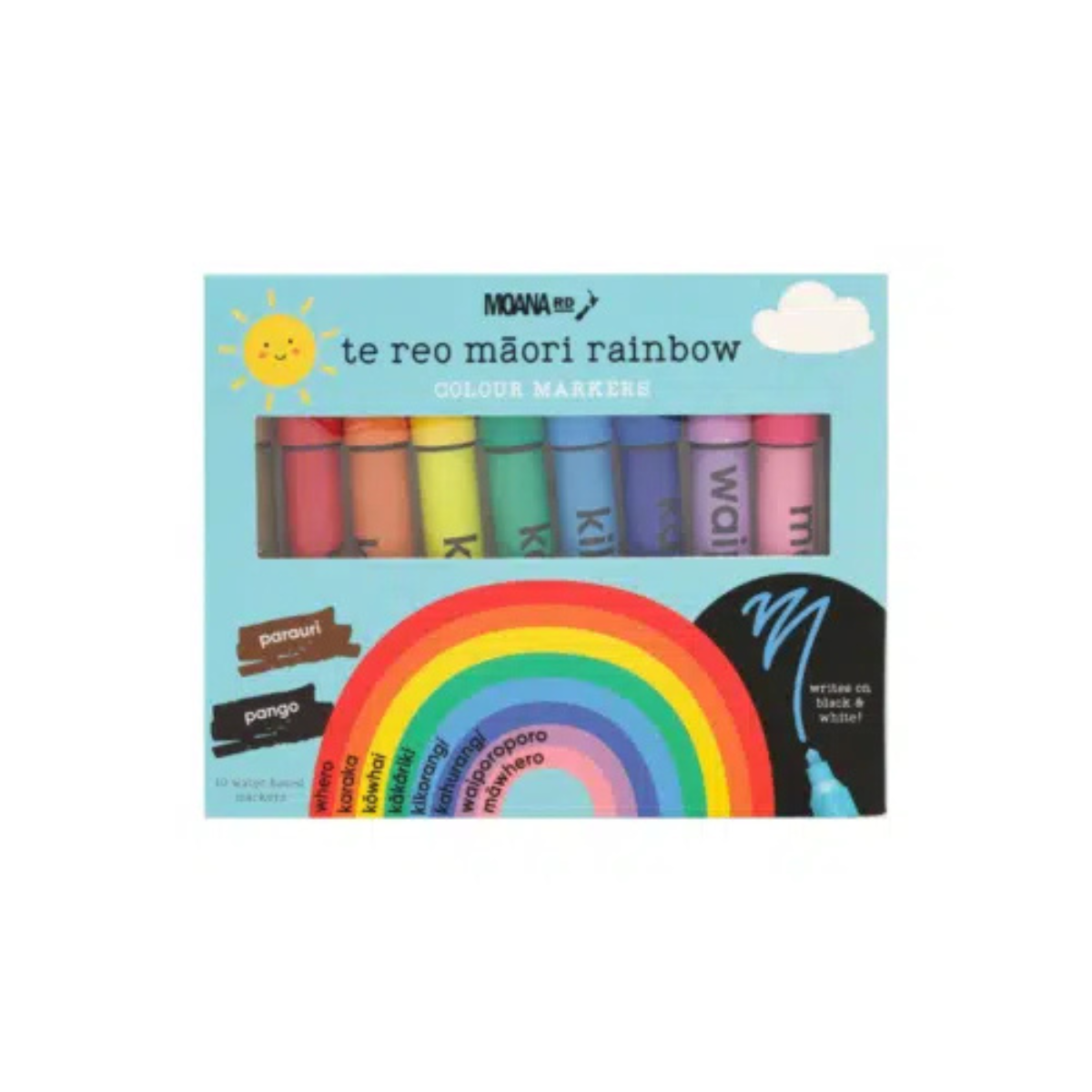 Moana Road Kids Te Reo Maori Rainbow Markers