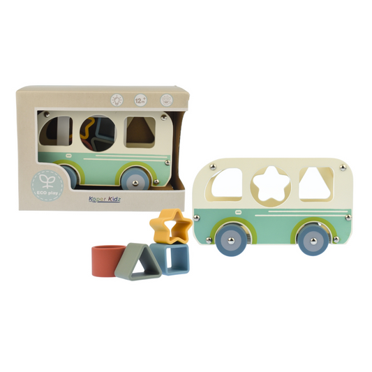 Kaper Kidz EcoShape Wheelie Van Shape Sorter