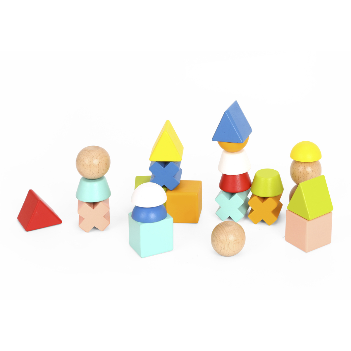 Tooky Toy Stacking Blocks Logic Game
