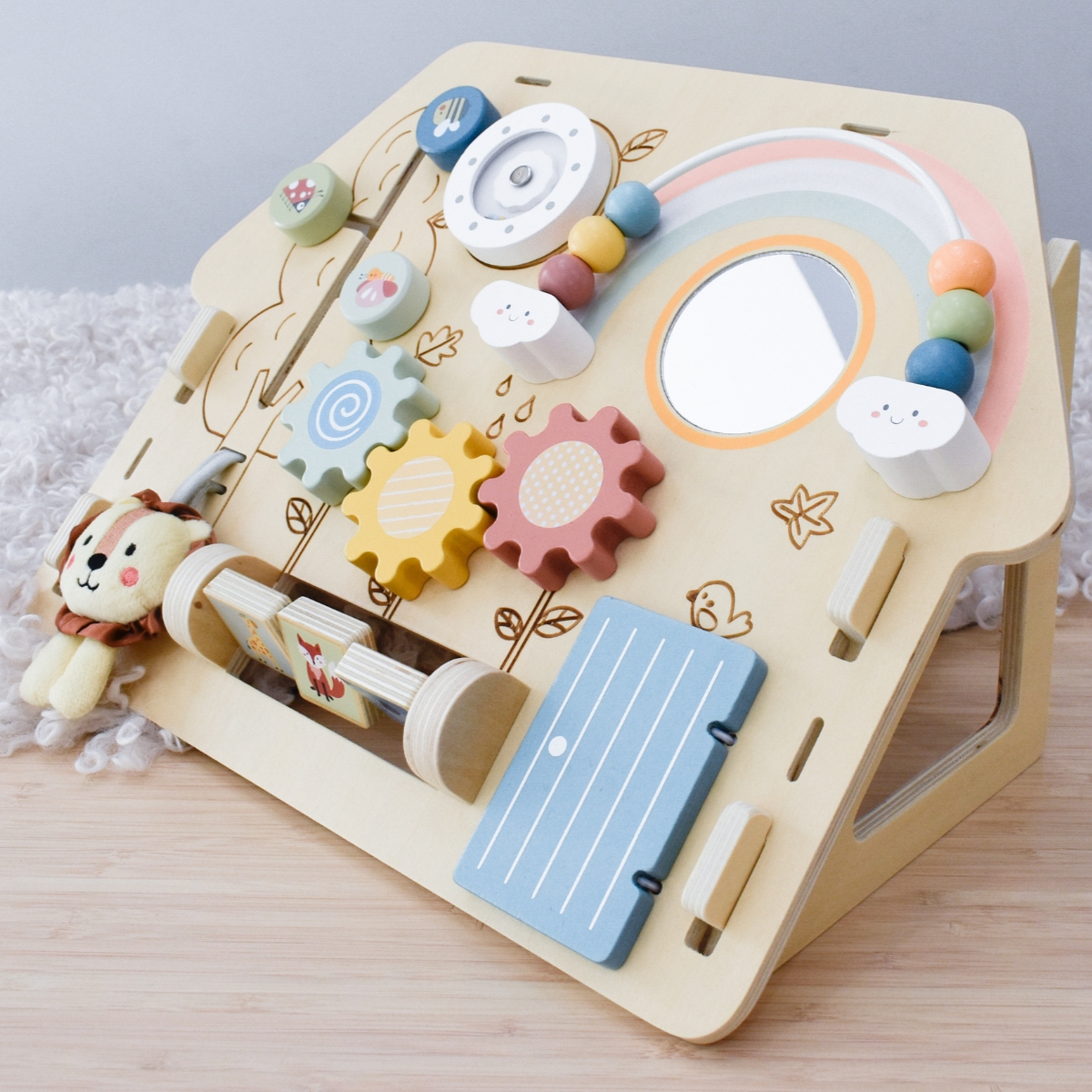 Tooky Toy My Forest Friends 2 in 1 Activity Board