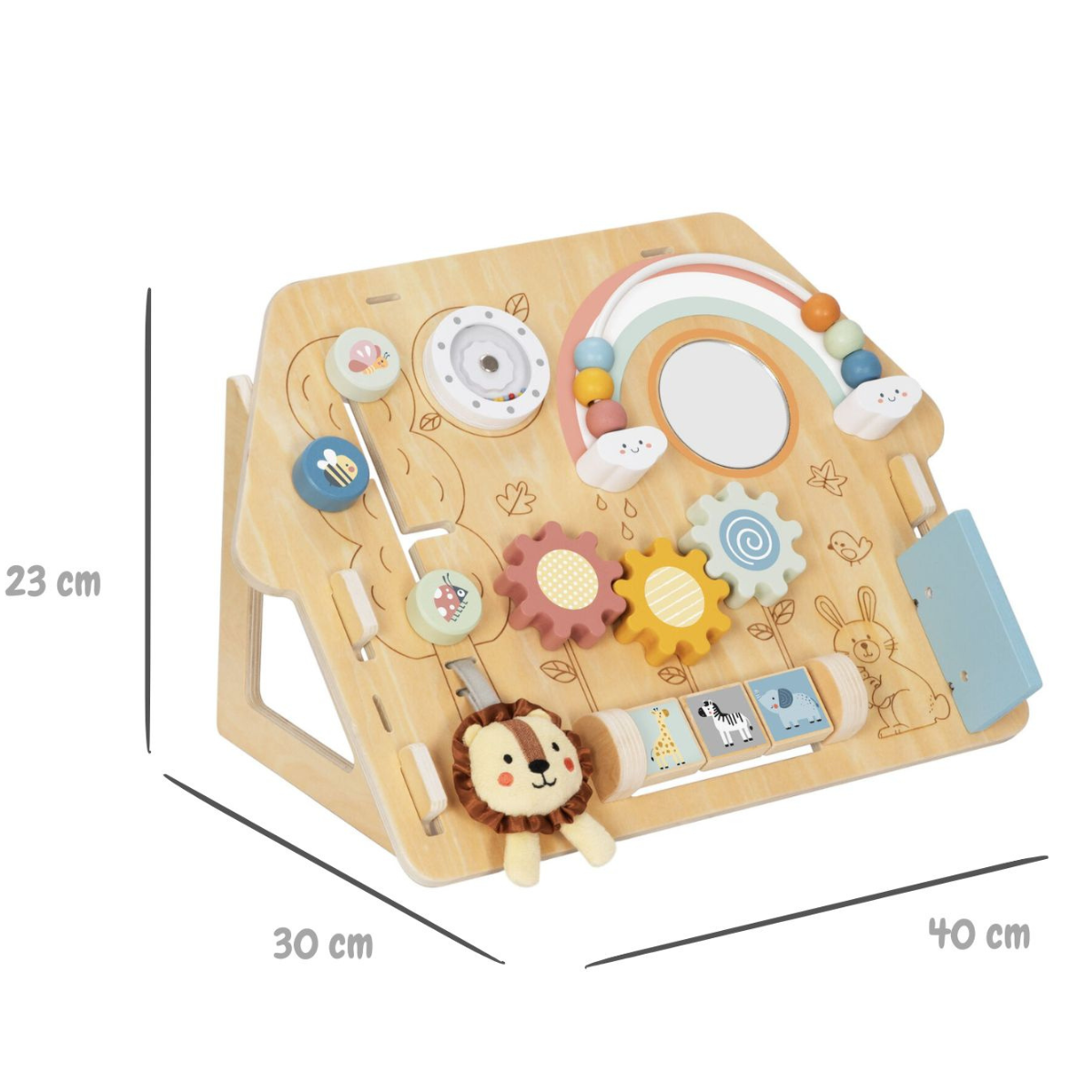 Tooky Toy My Forest Friends 2 in 1 Activity Board