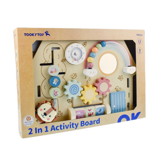 Tooky Toy My Forest Friends 2 in 1 Activity Board
