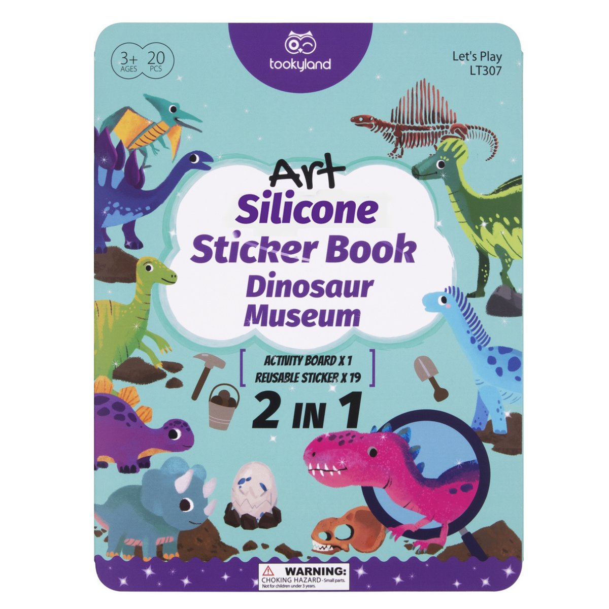 Tooky Toy Silicone Sticker Books