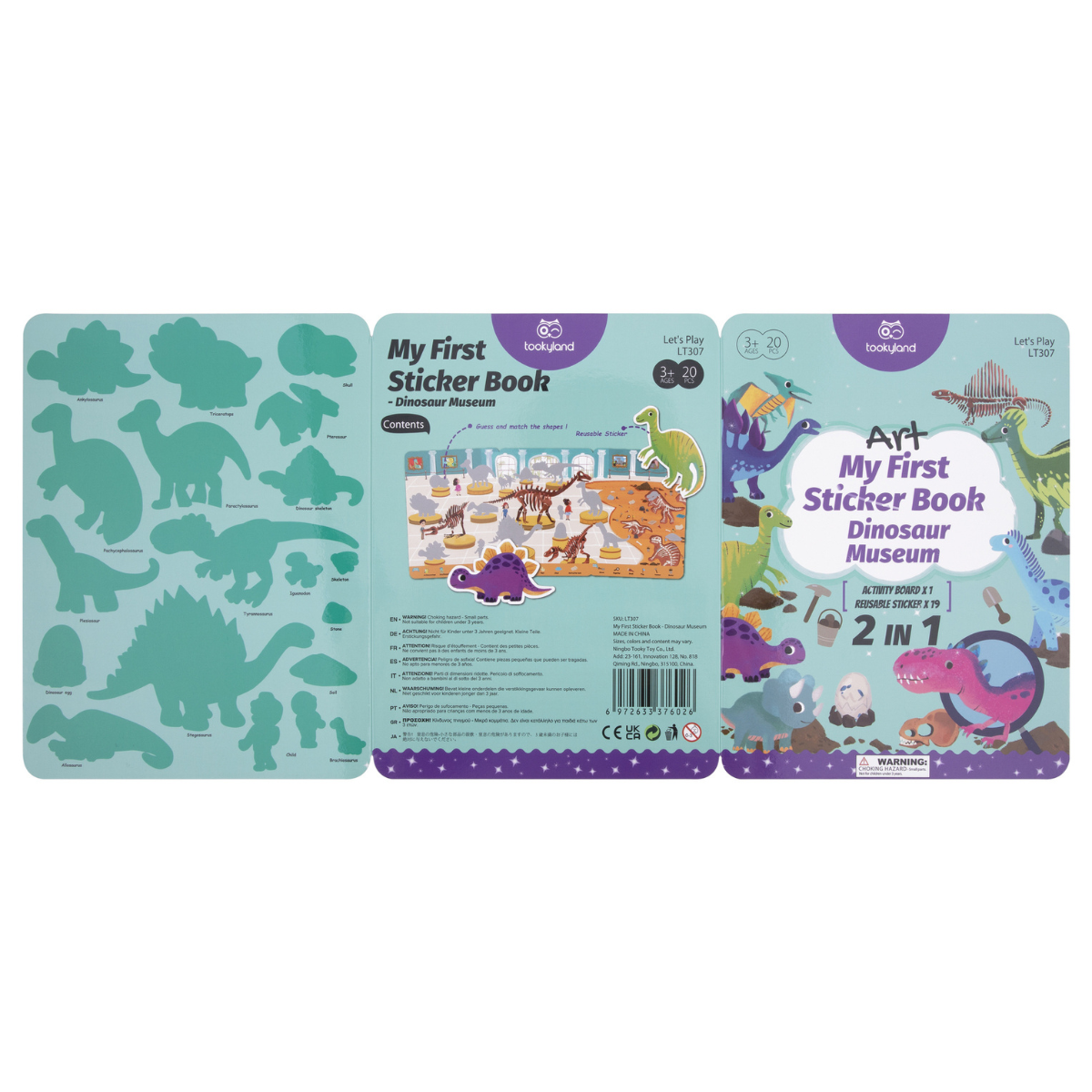 Tooky Toy Silicone Sticker Books