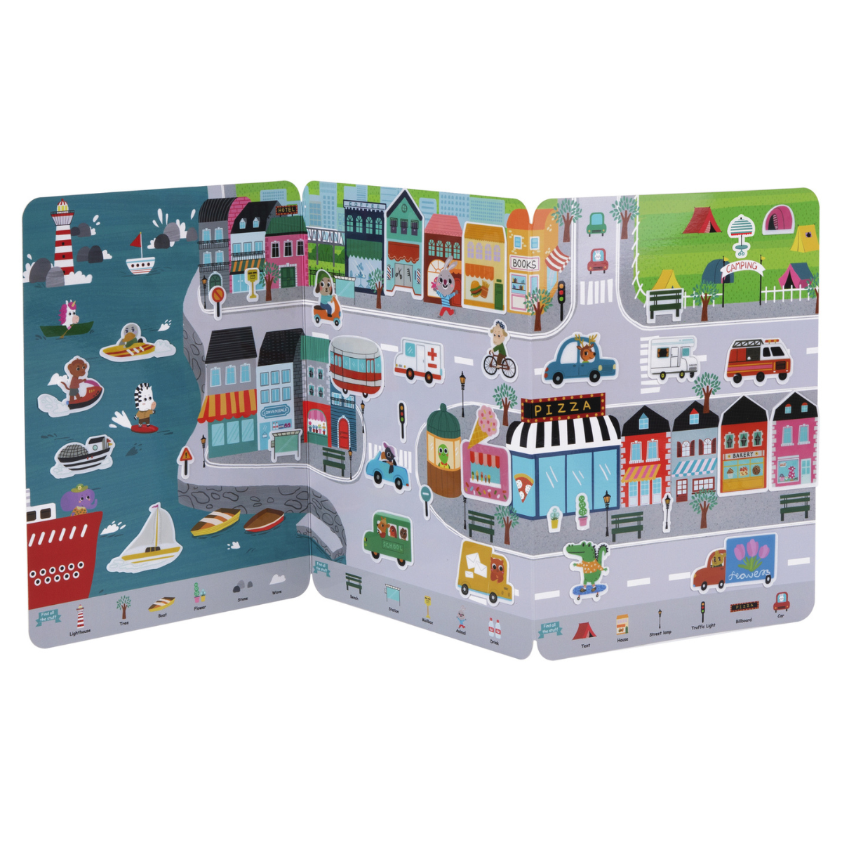 Tooky Toy Silicone Sticker Books