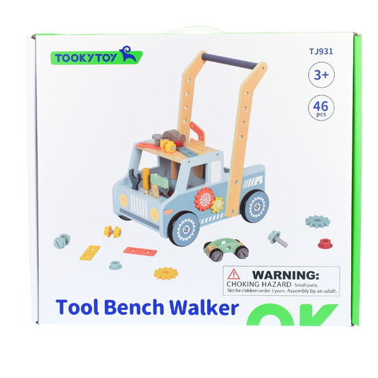 Tooky Toy Tool Bench Truck Push Walker