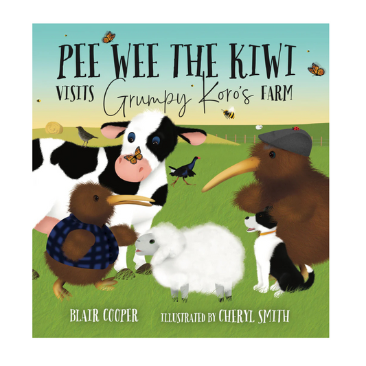 Pee Wee the Kiwi -  Visits Grumpy Koro's Farm