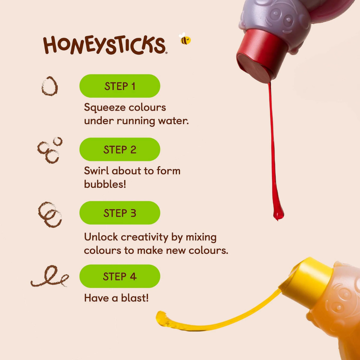 Honeysticks Bubble Bath 3 pack