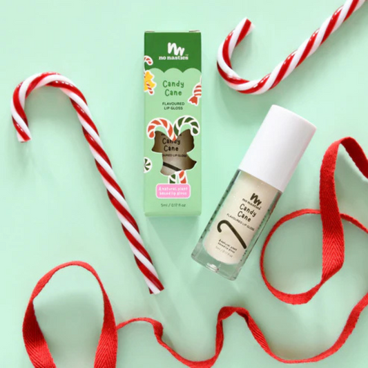 No Nasties Kids Natural Lip Gloss Wands - Christmas Editions