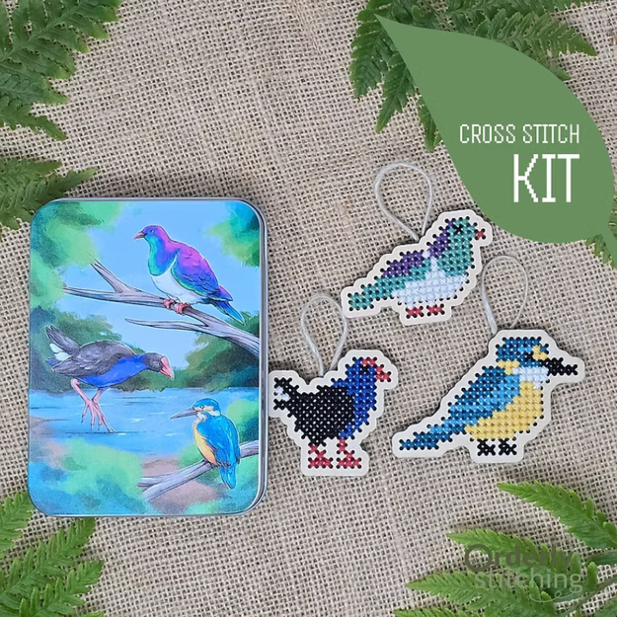 Orderly Stitching - Christmas Ornaments Cross Stitching Set