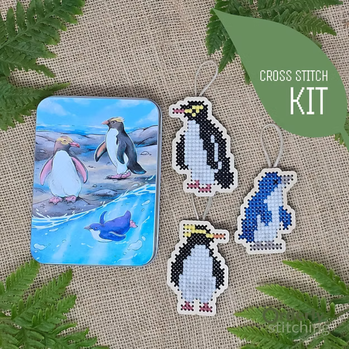 Orderly Stitching - Christmas Ornaments Cross Stitching Set