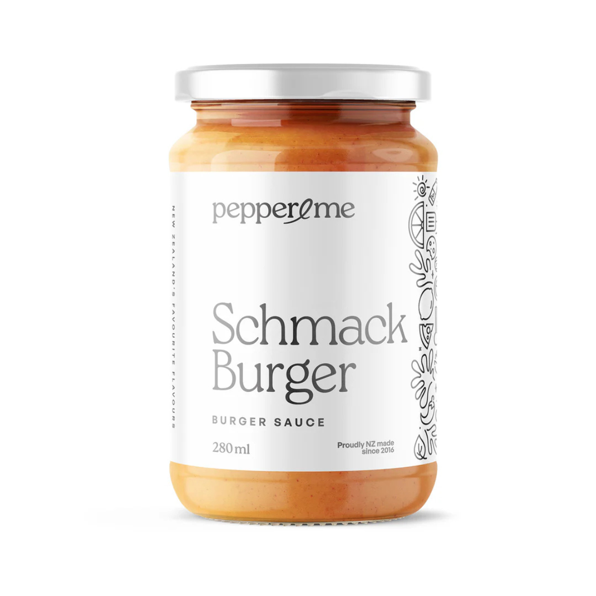 Pepper & Me Schmack Burger Sauce