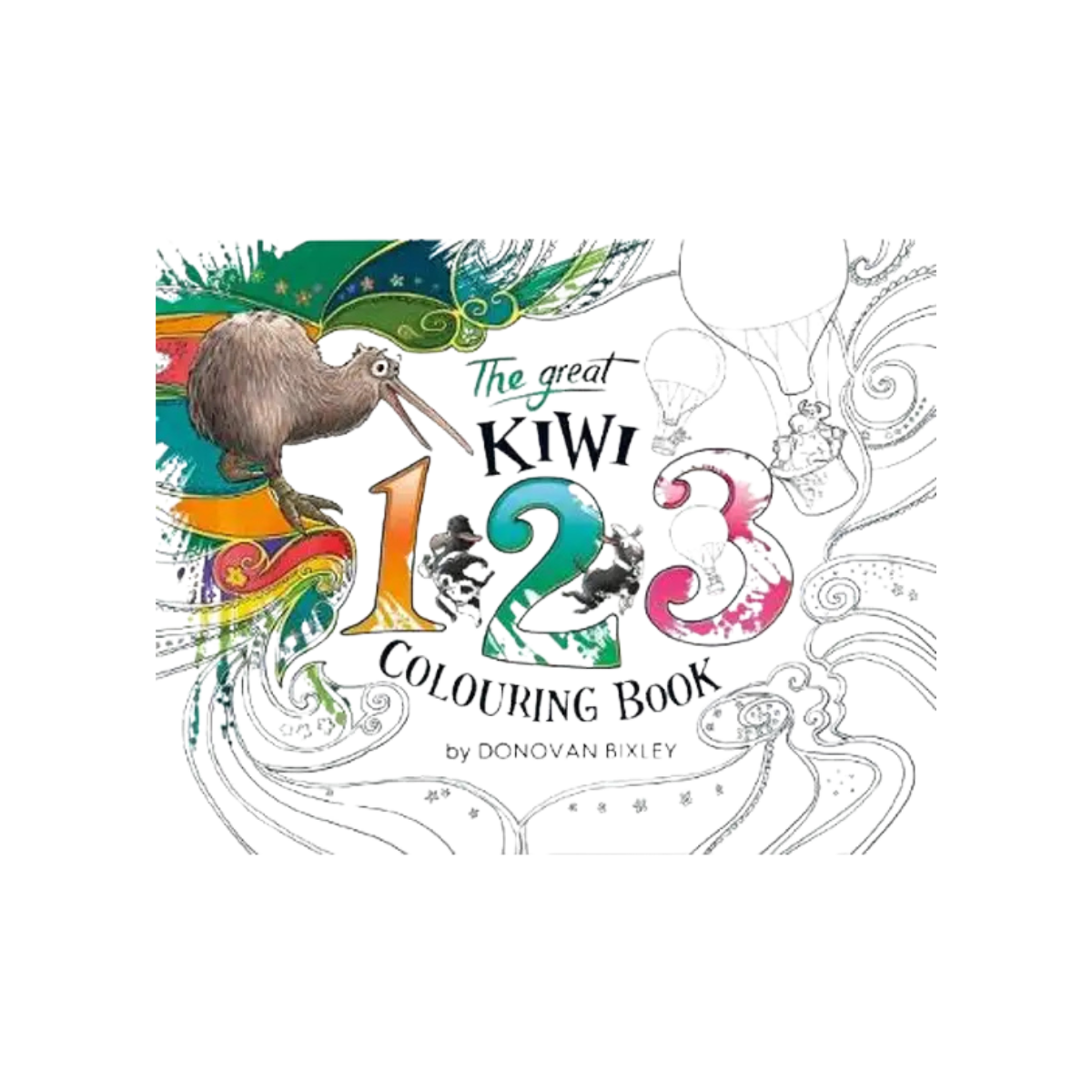 Great Kiwi 123 Colouring Book