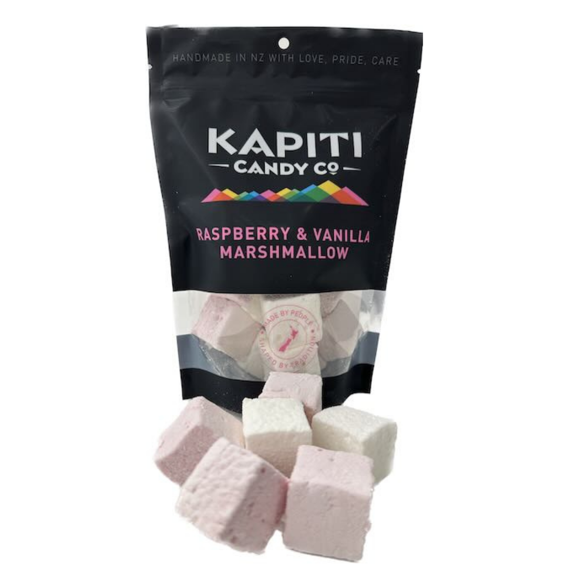 Kapiti Candy Raspberry + Vanilla Marshmallow Bag