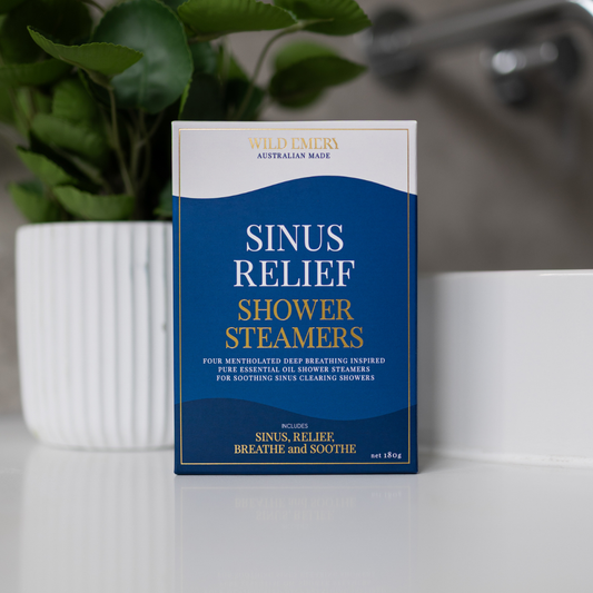 Wild Emery Shower Steamers Sinus Relief (4 Pack)