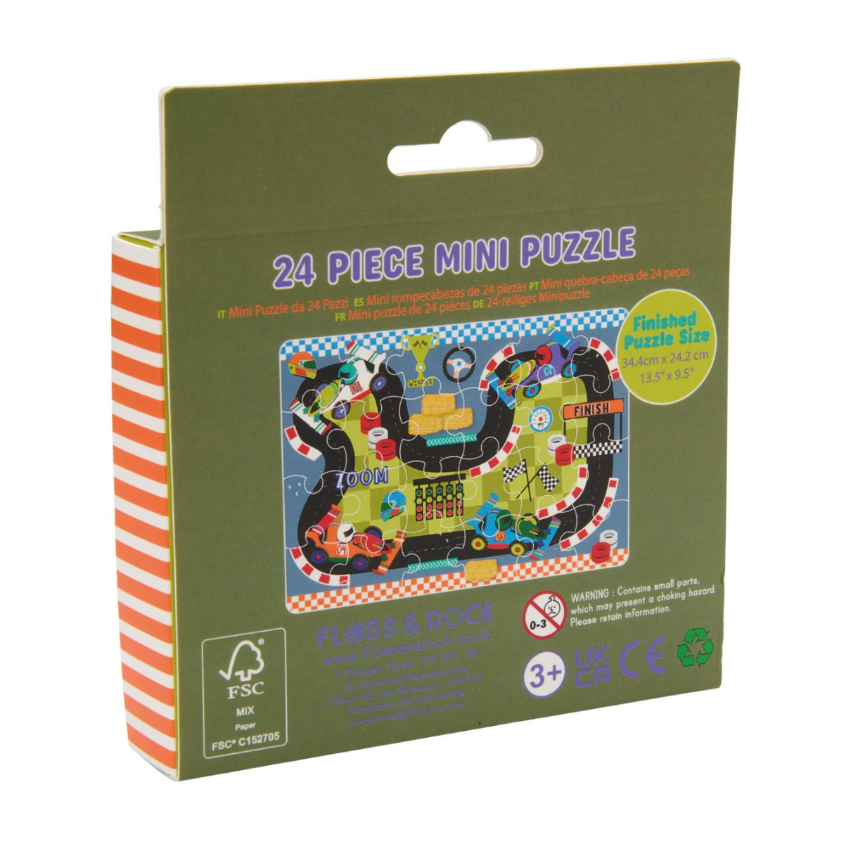 Floss & Rock 24 piece Mini Car Puzzle