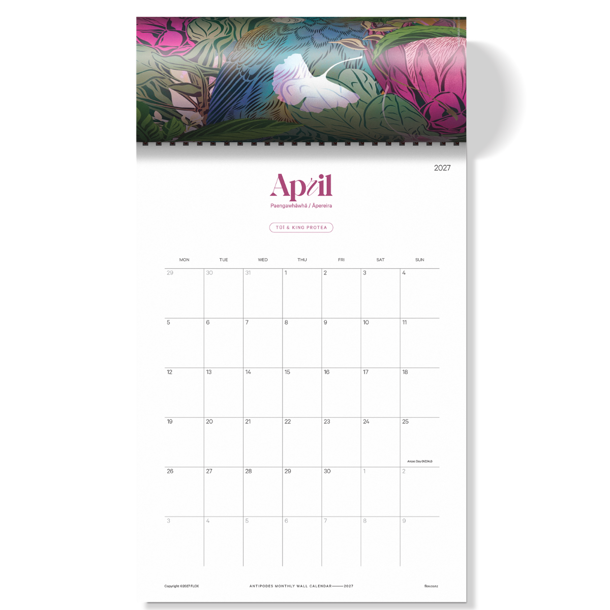 FLOX Antipodes Calendar 2027