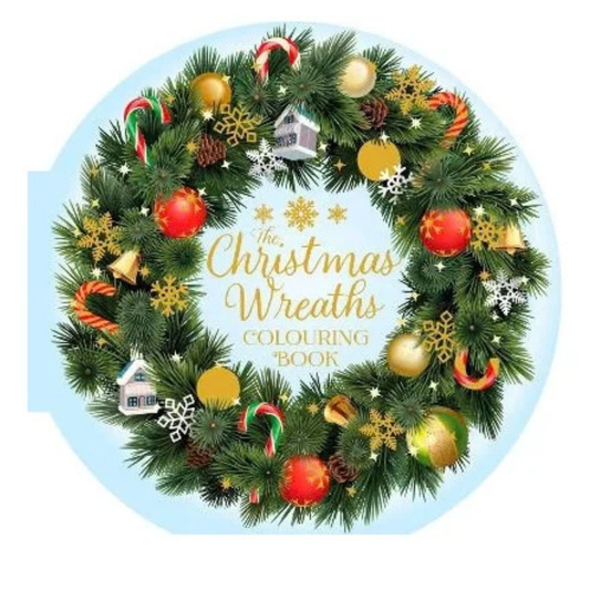 Christmas Wreaths Colouring Book